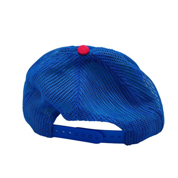 VTG Chicago Cubs MLB Twins Enterprise Trucker Cap Hat Size XS - Picture 4 of 5